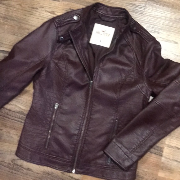 Jackets & Blazers - Hollister Vegan Leather Jacket